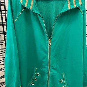 3 piece set Jacket, knee pants, and tank top size 3x Quacker Factory